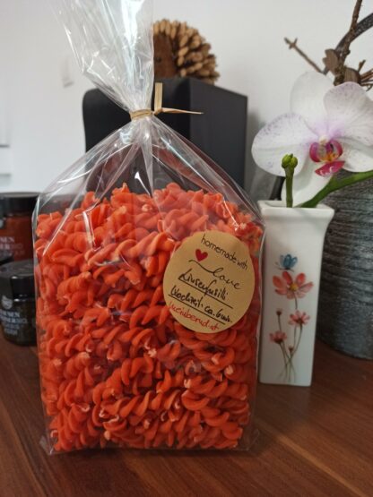 Rote Linsen Pasta